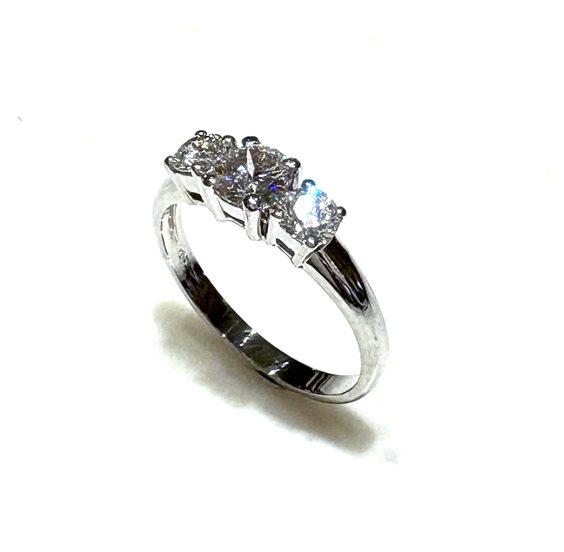 Anello Ititoli Donna Trilogy in Oro bianco Diamante 0.50 Ct RV0555#BLB CERTIF - RV0555#BLB CERTIF